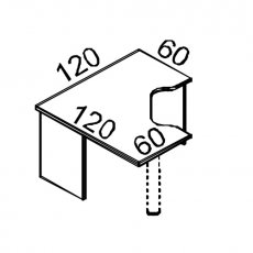 Рабочая станция 120 SX (левая)