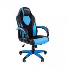 Кресло для геймера CHAIRMAN GAME 17 Black/blue