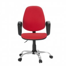 Компьютерное кресло EasyChair 222 офисное ткань красная