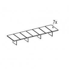 Стол переговорный 7 модулей