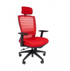 Кресло CHAIRMAN 285 ткань красная