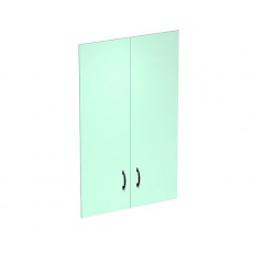 Дверь стеклянная (компл. 2шт), с фурнитурой