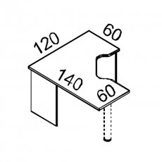 Рабочая станция 140 SX (левая)