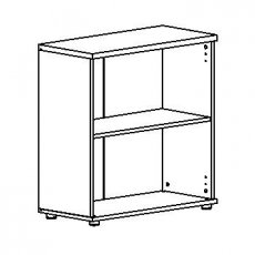 Стеллаж низкий 78x36.4x81 A4