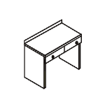 Стол рабочий туалетный