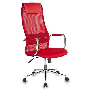 Компьютерное кресло Бюрократ KB-9N Red для руководителя