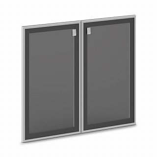 Двери стеклянные в алюминиевом профиле Vasanta 81x2x70,2