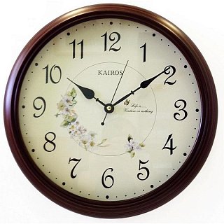 Часы настенные KAIROS 40см дерево KS382B
