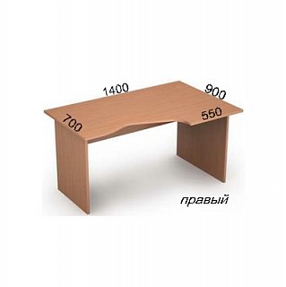 Стол криволинейный 2С.022(лев) СТИЛЬ