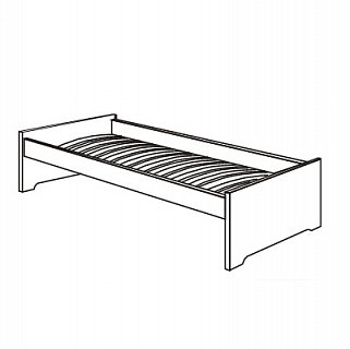 Кровать на металлическом основании R5528