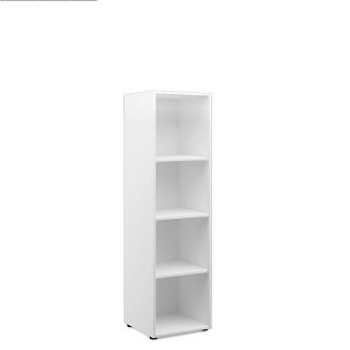 Стеллаж узкий задняя стенка ДВП 45x43x157 Tess Wood