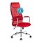 Компьютерное кресло Бюрократ KB-9N Red для руководителя