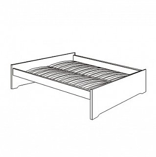 Кровать на металлическом основании R5526