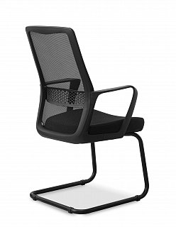 Кресло для посетителя Space S, ткань чёрная на раме
