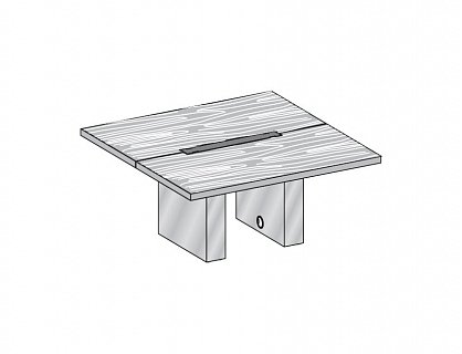 Стол для переговоров 160х160 AR.TU
