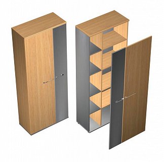 Шкаф комбинированный с узкой дверью левый/правый UP!