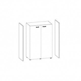 Панель боковая высокая (комплект 2 шт.) T45