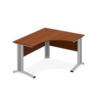 Стол эргономичный правый 140х120, опора РД Система-М