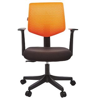 Компьютерное кресло EasyChair 321 PTW офисное сетка оранжевая