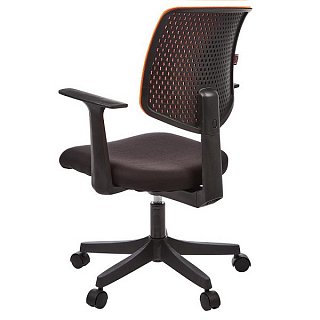 Компьютерное кресло EasyChair 321 PTW офисное сетка оранжевая