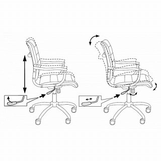 Кресло руководителя Бюрократ CH-994