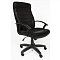 Кресло для руководителя Easy Chair 639 TPU черное (экокожа/ткань/пластик)