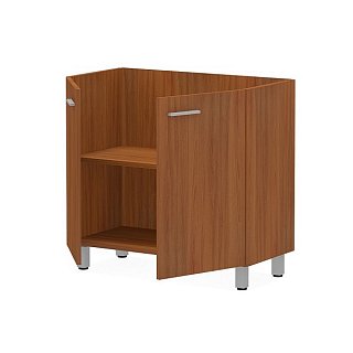 Каркас шкафа широкий низкий, дверцы из ДСП