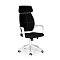 Кресло офисное Norden Поло Чёрная ткань Пластик белый