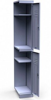 Шкаф  ШСМ-012 для одежды дополнительный двухсекционный