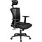 Кресло для руководителя Easy Chair 649 TTW черное (ткань/сетка/пластик)