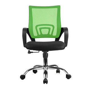 Кресло для персонала Riva 8085 JE сетка зелёная