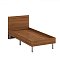 Кровать деревянная на металлокаркасе (90x90x200)