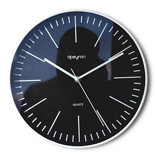 Часы настенные Apeyron PL 9723, пластик, плавн.xод