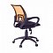 Кресло офисное Sti-Kо44 Top Gun ткань черная, сетка оранжевая