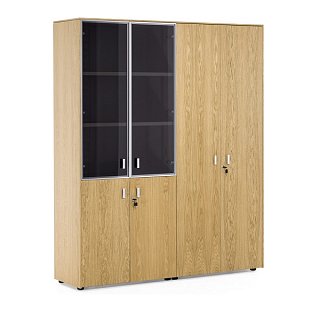 Шкаф комбинированный с гардеробом Exe Дуб флоре