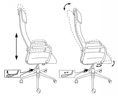 Компьютерное кресло Бюрократ KB-9N для руководителя