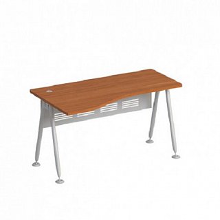 Стол эргономичный, левый (металлокаркас МА) с металлическим экраном ПФ 0148 Профи