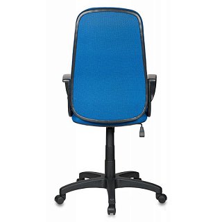 Кресло руководителя Бюрократ CH-808AXSN ткань синяя