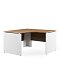 Стол асимметричный эргономичный левый 140x140 с боковиной 60/80 Tess Wood