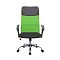 Кресло для персонала Riva 8074 F (подголовник — ткань) сетка зелёная