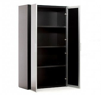 IGALA ШКАФ ДЛЯ БУМАГ, 2 ДВЕРИ ЧЕРНЫЙ