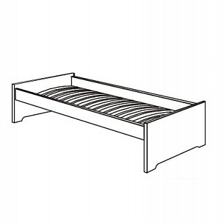 Кровать на металлическом основании R5524
